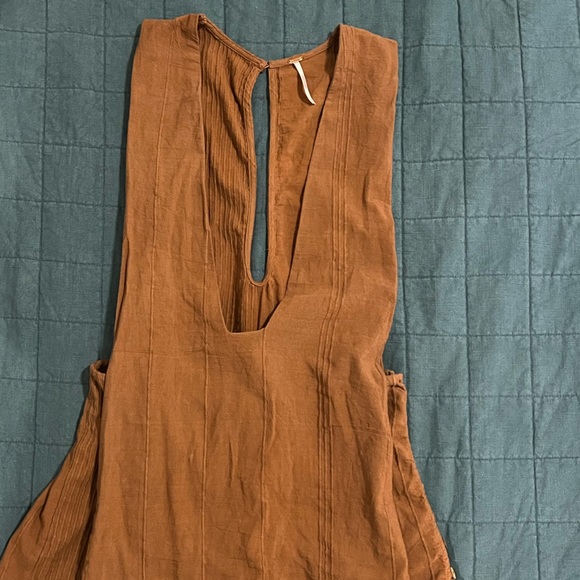 Free People Yara Set in Maple Coffee S - Picture 7 of 8